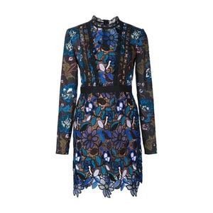 SELF-PORTRAIT Maxine Guipure Lace Mini